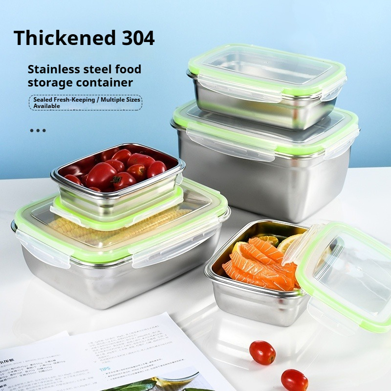 Meal Prep Container - Conjunto de lancheira de aço inoxidável