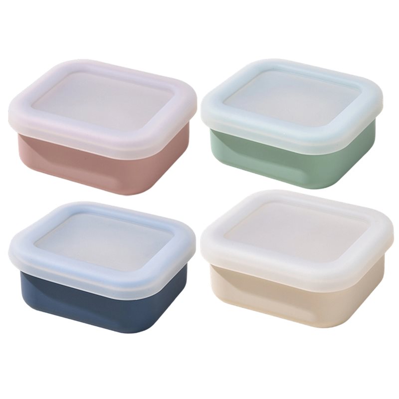 Meal Prep Container - Conjunto de 4 Formas de Silicone