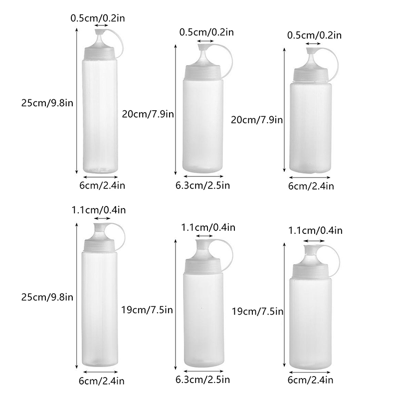 Sauce Squeeze Bottle - Garrafa de Azeite e Molho para