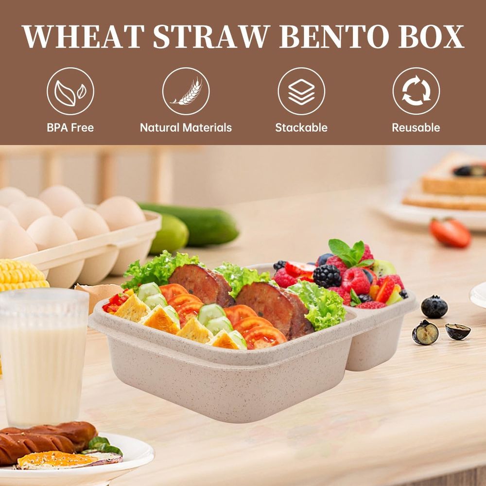 Conjunto de 4 Caixas de Almoço - Meal Prep Container avaliação e preço