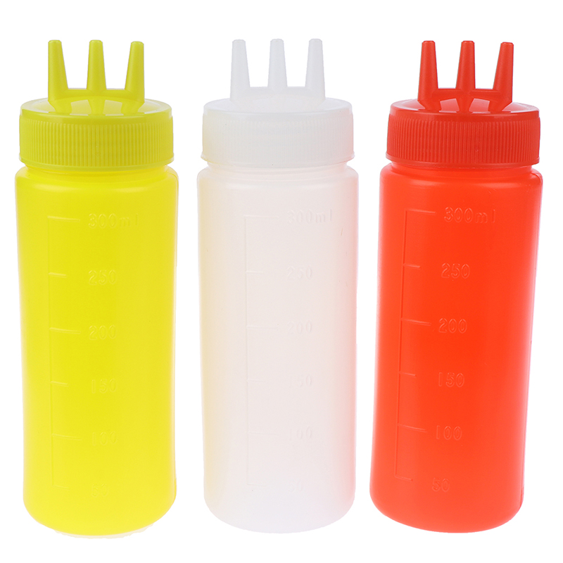 3-hole squeeze garrafa para mo - Sauce Squeeze Bottle avaliação e preço