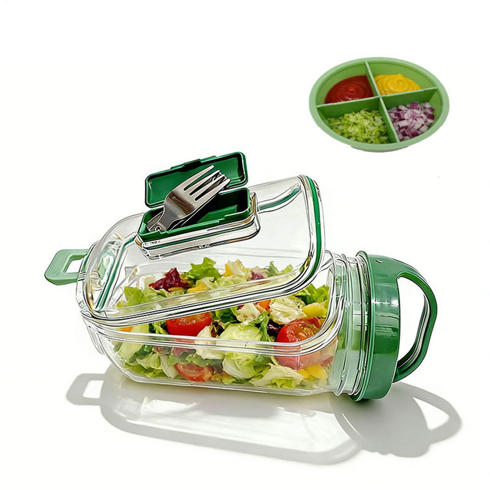Pote de Salada com Abertura La - Meal Prep Gym avaliação e preço