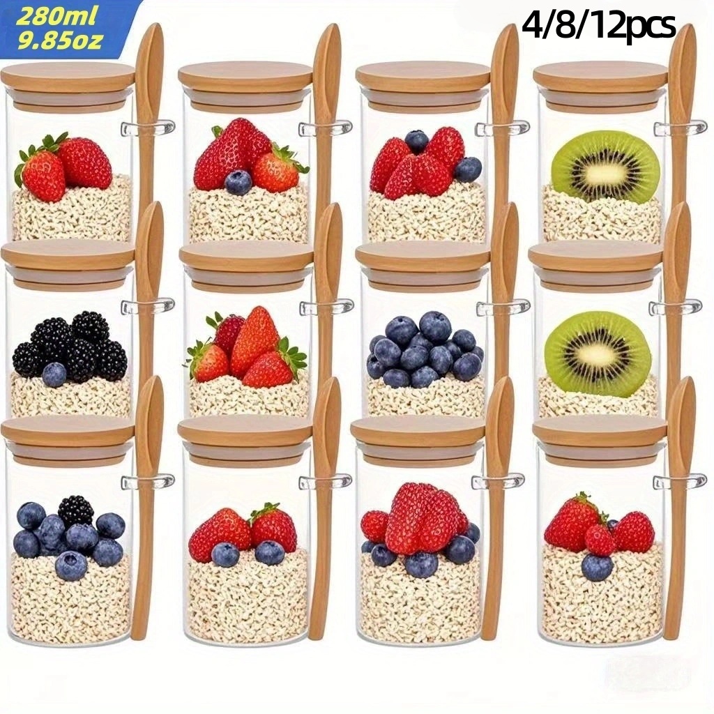 Conjunto de 4/8/12 Copos de Av - Meal Prep Glass avaliação e preço