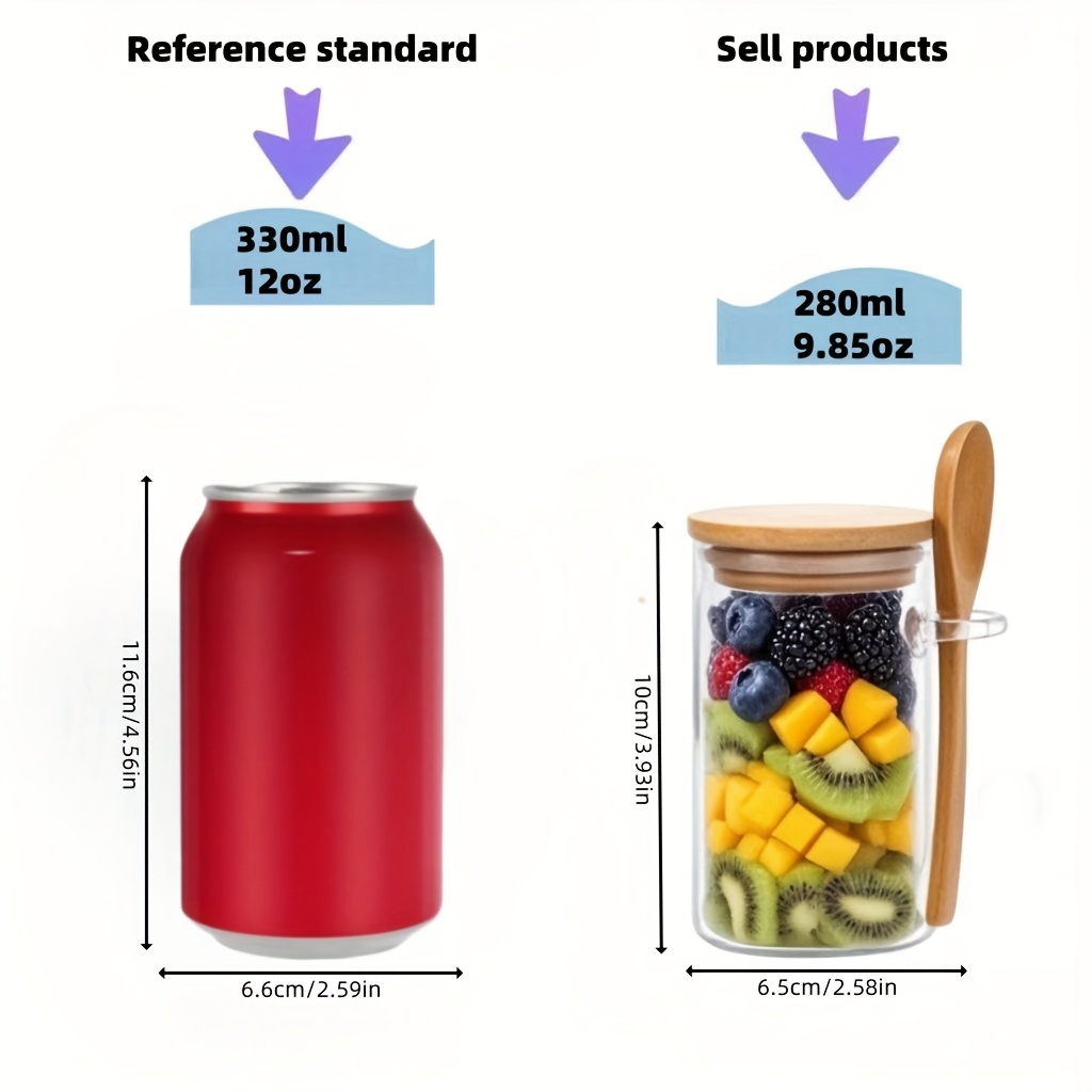 Conjunto de 4/8/12 Copos de Av - Meal Prep Glass avaliação e preço