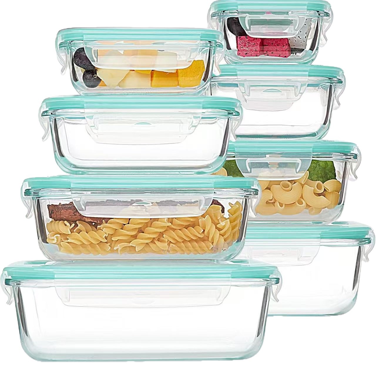 Conjunto de 8 Peças de Vidro p - Meal Prep Glass avaliação e preço