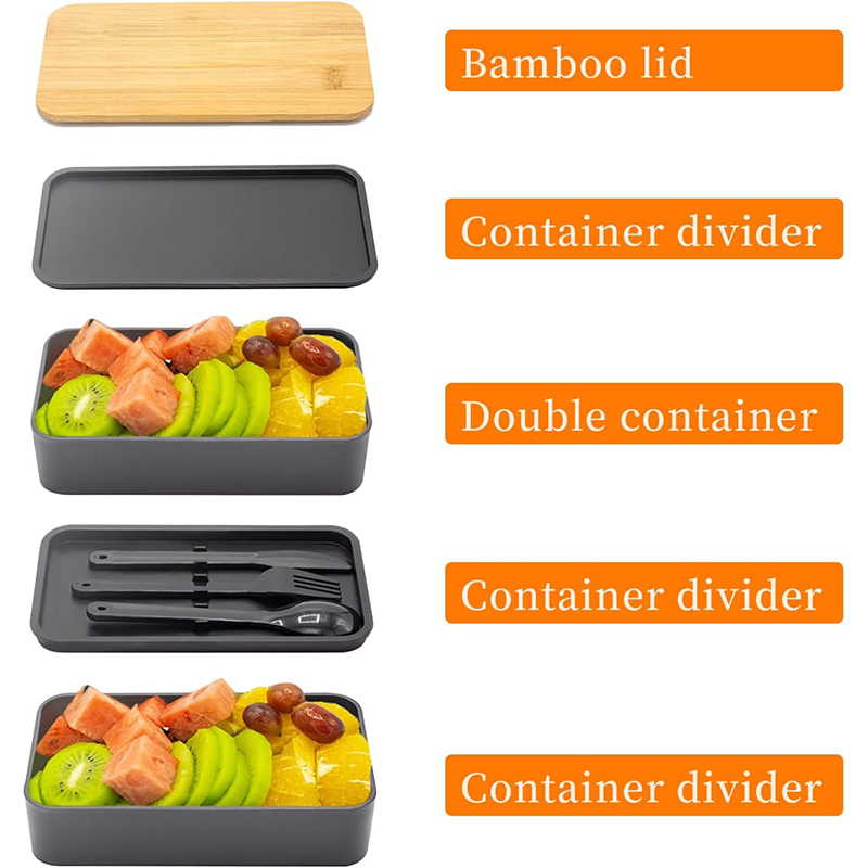 Caixa bento empilhável com ute - Meal Prep Burrito avaliação e preço