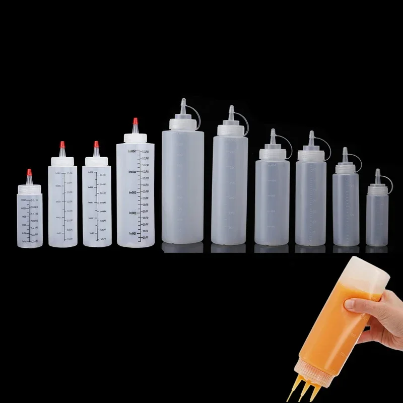 1 pçs vazio 120ml-1000ml pe pl - Sauce Squeeze Bottle avaliação e preço