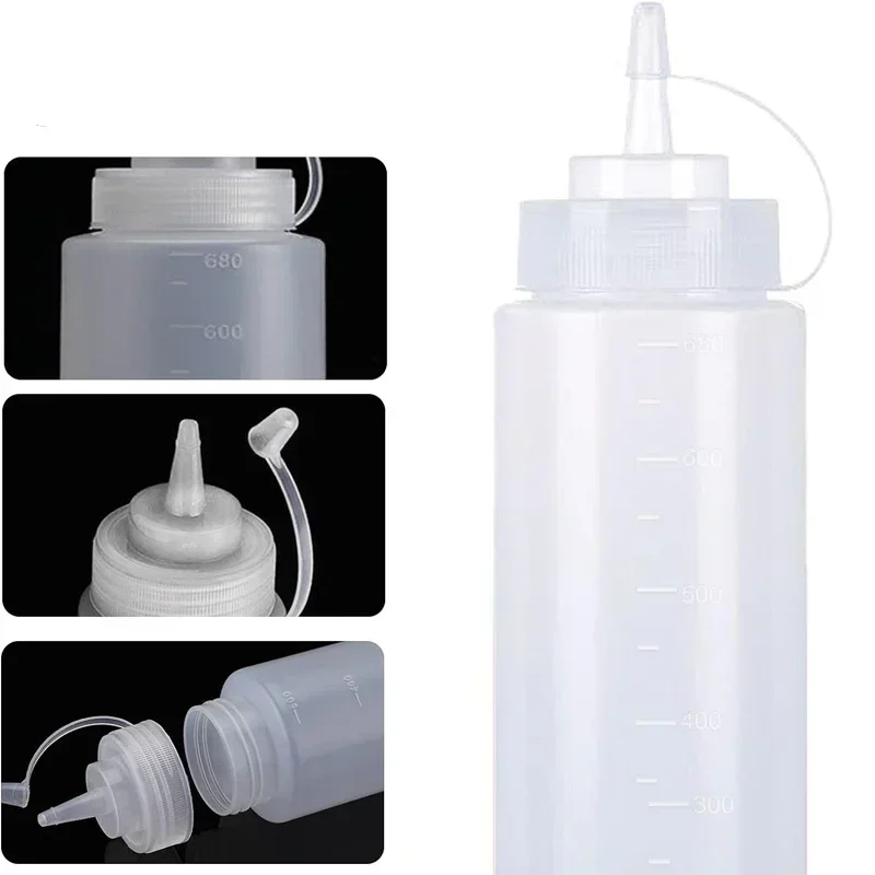 1 pçs vazio 120ml-1000ml pe pl - Sauce Squeeze Bottle avaliação e preço