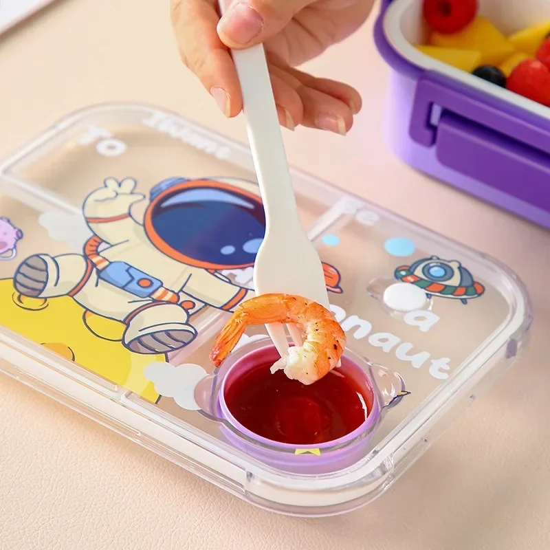 Lancheira bento de desenho ani - Meal Prep Snacks For Toddlers avaliação e preço