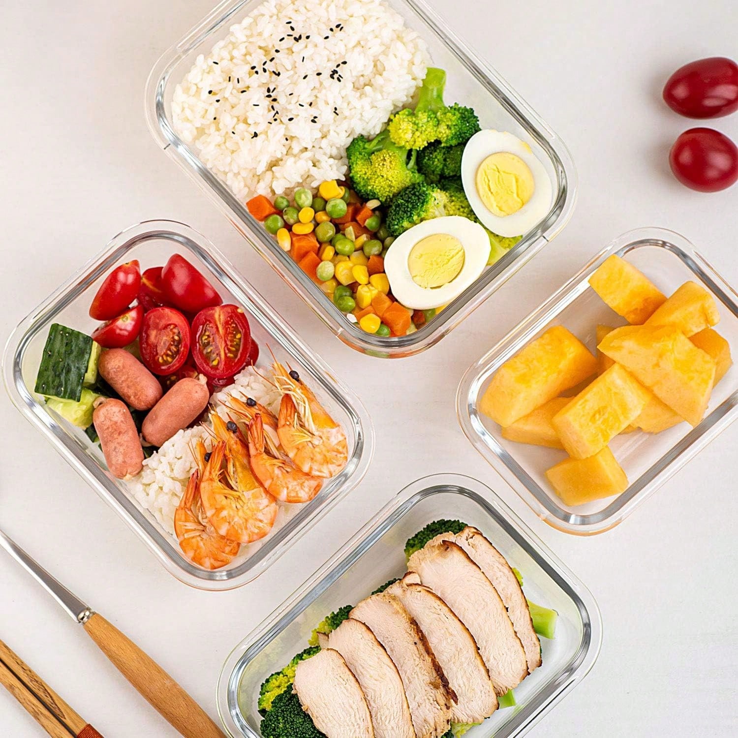 Conjunto de 10 Recipientes de  - Meal Prep Container avaliação e preço