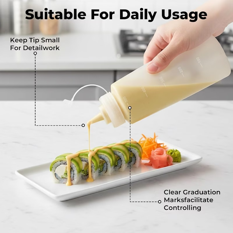 Garrafa de Molho Plástica de 5 - Sauce Squeeze Bottle avaliação e preço
