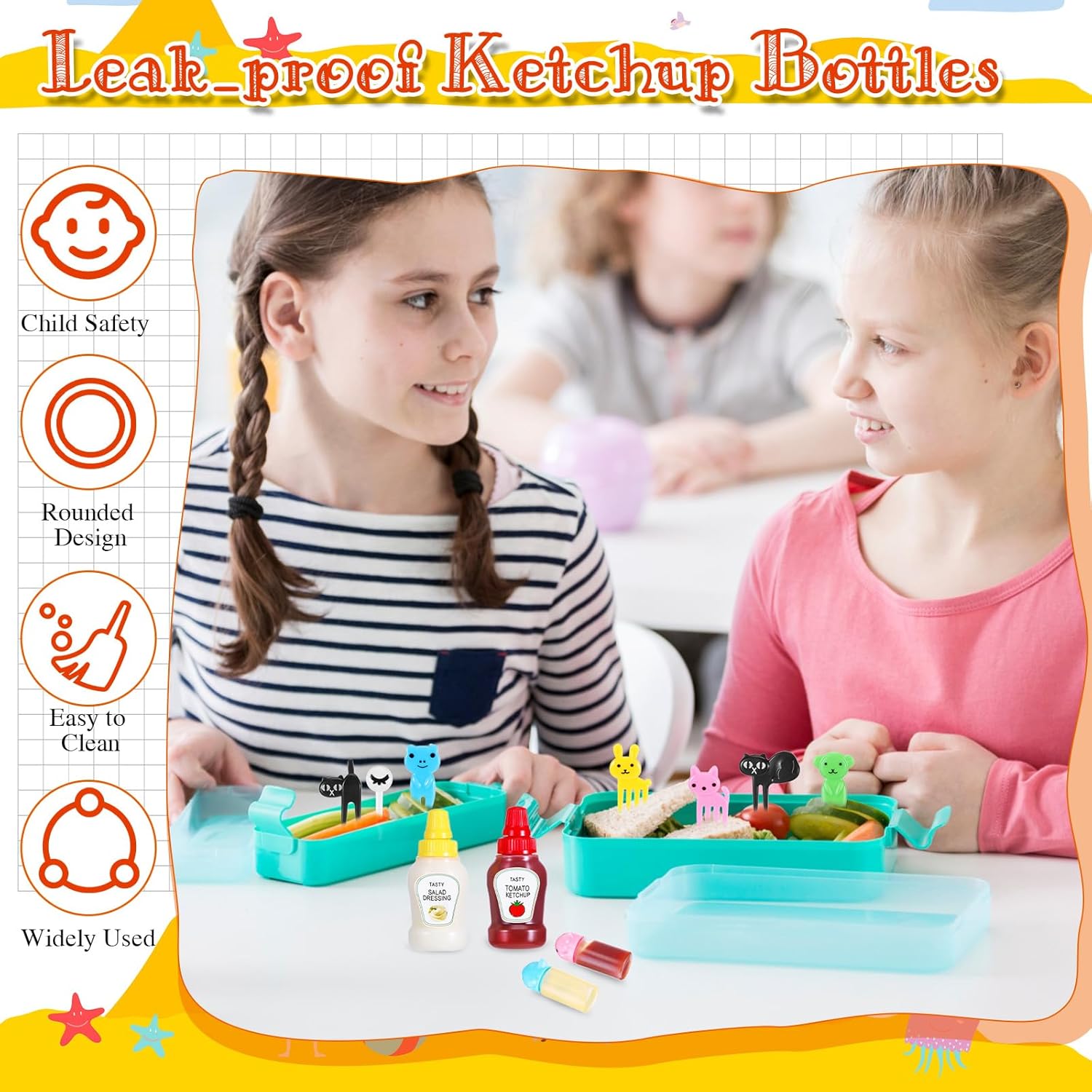 Lancheira infantil bento, aces - Sauce Squeeze Bottle avaliação e preço
