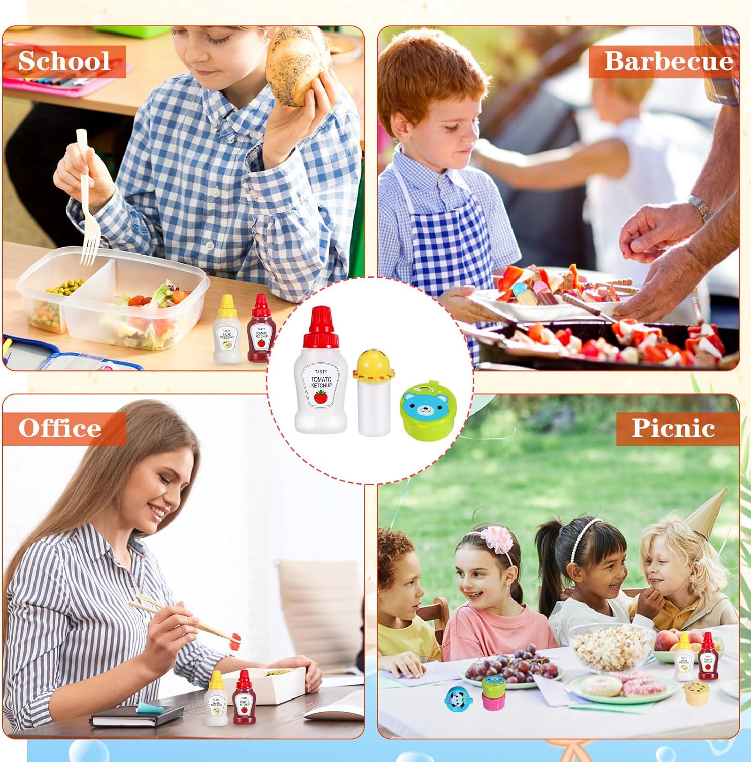 Lancheira infantil bento, aces - Sauce Squeeze Bottle avaliação e preço