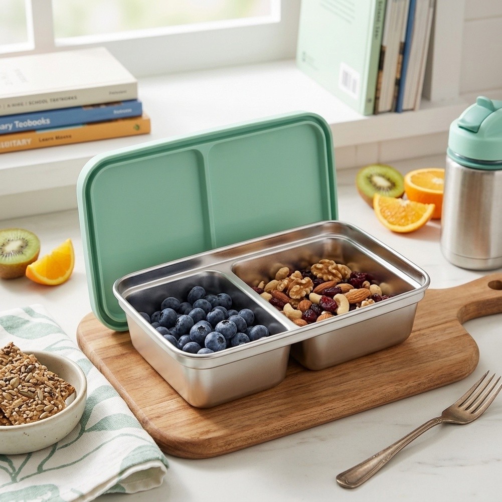 Recipiente Empilhável de Aço I - Meal Prep Snacks For Toddlers avaliação e preço