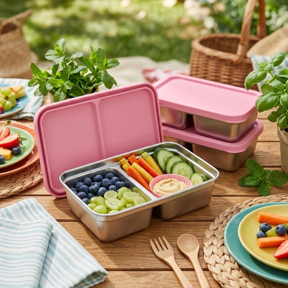 Recipiente Empilhável de Aço I - Meal Prep Snacks For Toddlers avaliação e preço