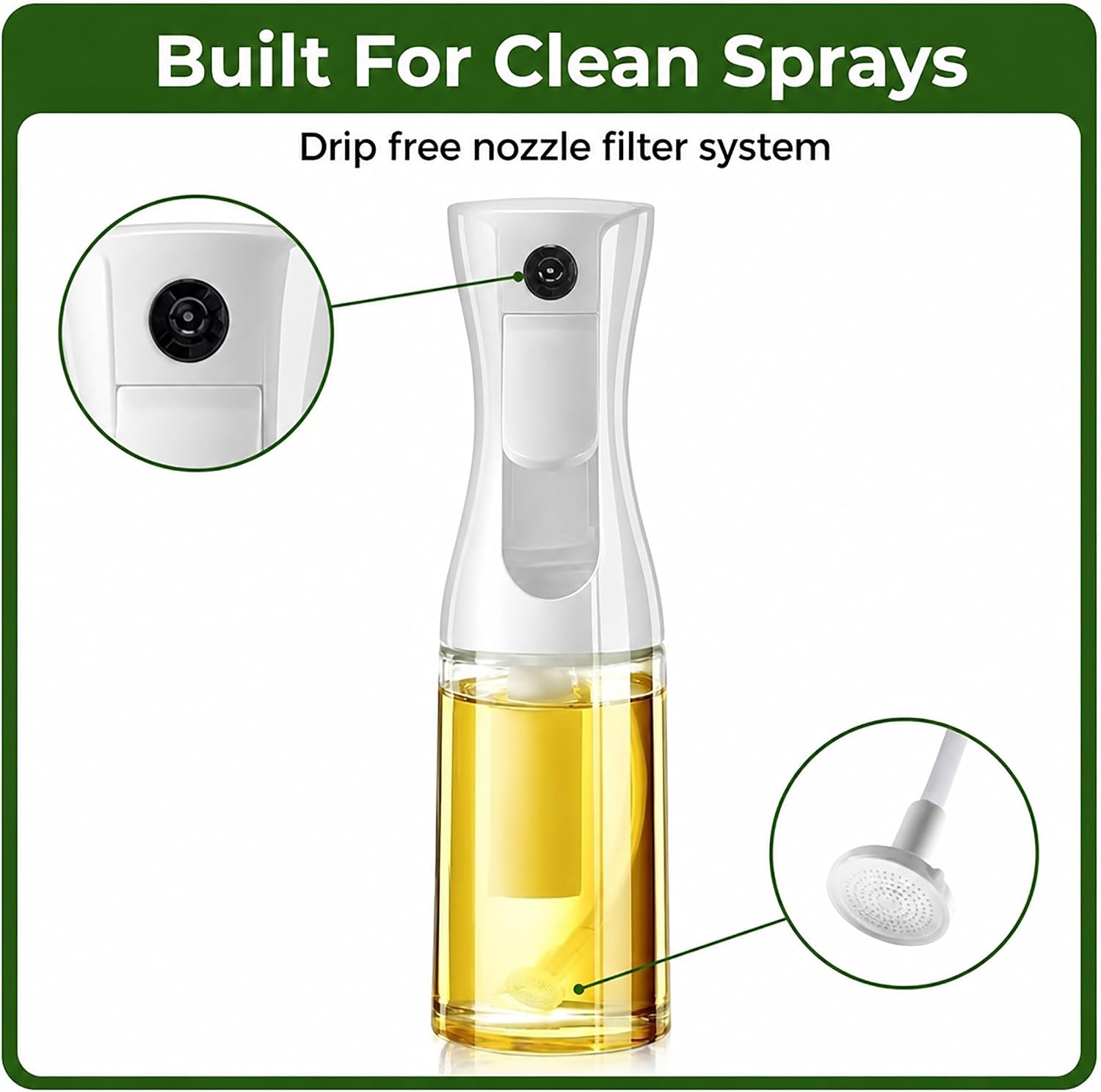 Spray de Óleo para Cozinha - F - Meal Prep Glass avaliação e preço