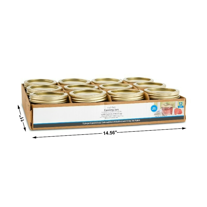 Frascos de Vidro Mason de 8 oz - Meal Prep Glass avaliação e preço