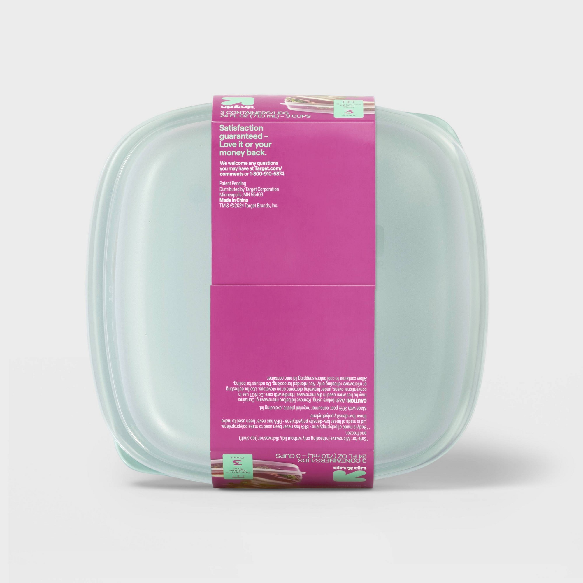 Recipientes quadrados de 3ct p - Meal Prep Container avaliação e preço