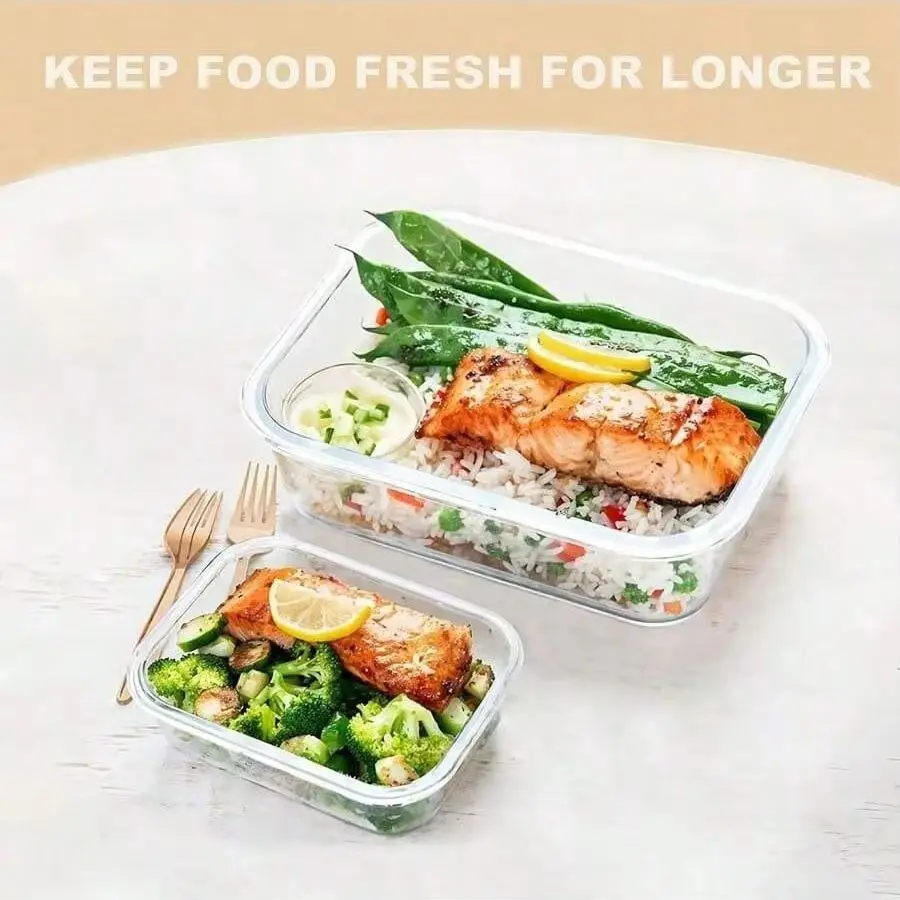 Recipiente de armazenamento de - Meal Prep Glass avaliação e preço
